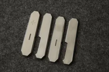 Po meri Narejene Titanove Zlitine TC4 Saber Nož Zamenjava Lestvice z Tritija Plinske svetilke 91 mm za Švicarske Vojske Nož DIY Mod