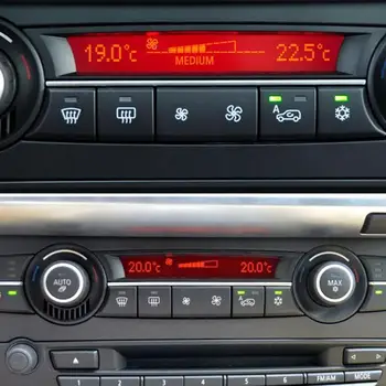 A/C Grelec Podnebnih klimatska Naprava Nadzorno Ploščo Hitrosti Ventilatorja Gumb Kritje za BMW X5 E70 X6 E71 Avto-styling Notranje zadeve Ornamenti