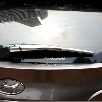 Za Hyundai ix35 2010 2012 2013 Zadaj Stekla Pokrov Zadnje Vetrobransko steklo, brisalci Zaščitnik Trim ABS Chrome Avto Dodatki