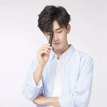 Xiaomi mijia Youpin ShowSee Električni Nos Hair Trimmer Izmenljive Stroj dvorezen 360 Nepremočljiva Rotacijski Rezalnik C1 BK