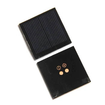 BUHESHUI ZA 0,2 W 1V 500MA Mini Sončne celice, Polikristalnih Sončnih Celic Modul DIY Solarni Polnilec Študija Epoksi 40*40 MM 10pcs