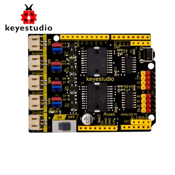 Keyestudio 4 Channel L298P Motornih Pogonov Ščit V1.0 za Arduino Robot