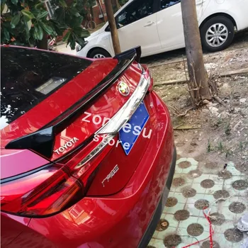 Uporabite Za Toyota Corolla 15 16 17 2018 Leto Spojler ABS Plastike Ogljikovih Vlaken Pogled Zadaj Prtljažnik Krilo Car Body Kit Pribor