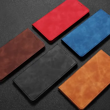 Retro Flip Matt PU Usnje Denarnice Primeru Kritje Za Xiaomi Redmi 6 Redmi 7 Redmi Note7 Opomba 8 Opomba 9S Redmi K30 Ultra