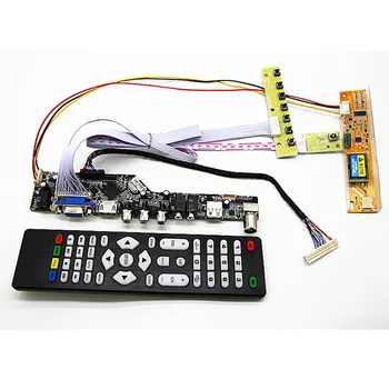 TV+HDMI+VGA+AV+USB+AUDIO, TV LCD gonilnik odbor 15.4