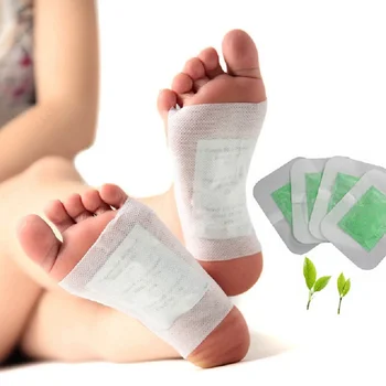 8Pcs Antistress Detox Foot Obliži Blazine Telo Toksinov Noge Hujšanje Čiščenje Rastlinskih Samolepilne Kože Stopal Masaža Zeleni Čaj Aromo