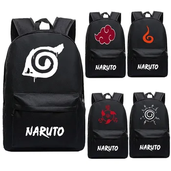 Naruto Uzumaki Nahrbtnik Anime vrečke Študent Nazaj v Šolo Schoolbags Fantje Dekleta Nahrbtnik Potovalni Paket Laptop Torba Mochila