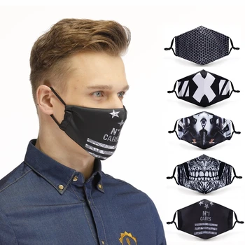 Zohre Tiskanje Masko za enkratno uporabo Zaščitna PM2.5 Filter Usta Masko Proti prahu Masko Bakterije Dokaz Gripe Masko dropshipping