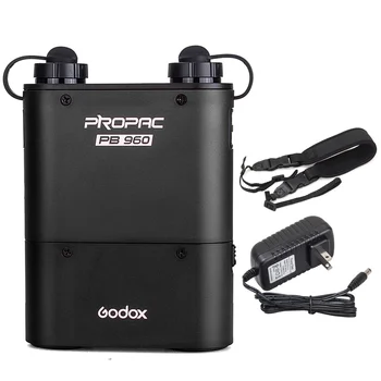 Godox PB960 Kit črne Bliskavica Speedlite Litijeva Baterija Power Pack 4500mAh za Nikon Canon Yongnuo Godox Sony Bliskavica Speedlite