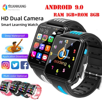 Android 9.0 Smart 4G Daljinsko vodene Kamere GPS, WI-FI Sledenje Poiščite Otroci Študent Google Play Bluetooth Smartwatch Video Klicu Telefon Gledal
