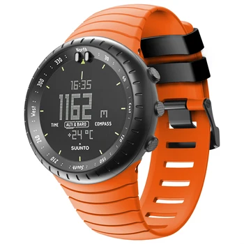 Zamenjava Silikonski Watch pasu Trak Za Suunto Core Meje Zapestnica Trak Za Suunto Core Smart Watchband Watche Dodatki