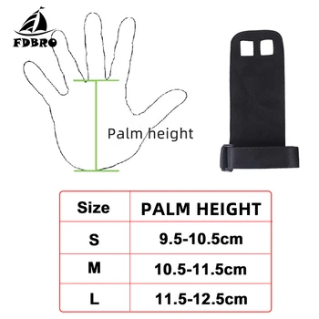 FDBRO 2020 1Pair Ročaja Crossfit Pull-up Vaja Palm Zaščitnik Gimnastiko Fitnes Rokavice za Fitnes Usposabljanja Teže Dviganje Rokavice