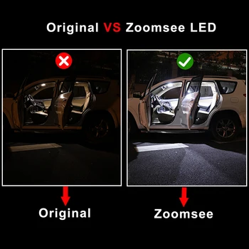 Zoomsee Notranjosti LED Za Za Renault ZOE BENEDIKT 2013 Do 2018 2019 2020 + Canbus Vozila Žarnice Notranja Kupola Zemljevid Branje Lučka Auto Kit