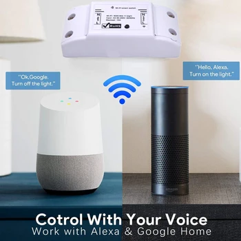 Brezžični Wifi Stikalo za Daljinski Nadzor Pametne Življenje Doma za Izboljšanje Avtomatizacije Modul z Časovnik za Amazon Alexa googlova Domača stran