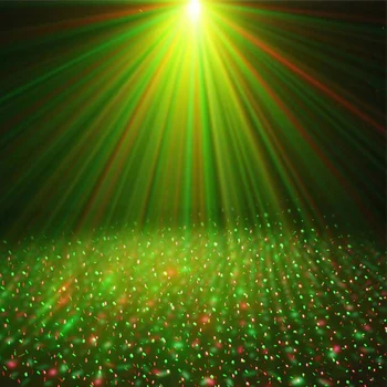 Božič na Prostem Lasersko Svetlobo Projektor z Brezžičnim Daljinskim upravljalnikom, Rdeče, Zelene Zvezdice Kažejo, Laser luči za Božič Stranke Ornament