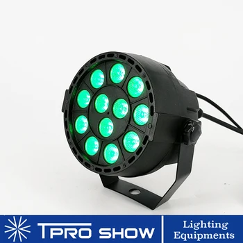 Žep 12x3W LED Par RGB 3in1 Tricolor DJ LED Fazi Luči Dmx 512 Kontrola Glasbe Aktivira Svetlobni Projektor za Domačo Stranko Luči