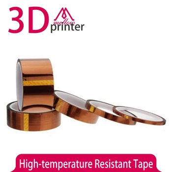 10 mm Toplotno Odporen Poliamidi Visoko Temperaturo Trak za 3D Tiskalnik Hotend/nočitev