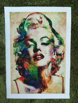 Xdr151 Barve Marilyn Monroe Oljna slika, Starinski Soba Vode barvno tiskanje Natisnjen Plakat Deco Na Platno