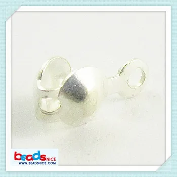 Beadsnice 925 sterling srebrni nakit zapirali lupini crimps noge nasvet za kroglice nakit iskanje edinstven nakit claps ID3759