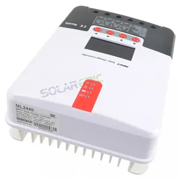 MPPT Solarni Krmilnik za Polnjenje 40A Regulator Baterija 12V/24V Napajanje Polnilnik Max PV 100V Vhod LCD-Zaslon