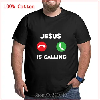 Jezus Kliče Kristus veroizpoved Pismo Darilo Poletje nova trendovska Moda Klasičnih T-shirt Hombre Kul ljudi Plus Velikosti T-shirt