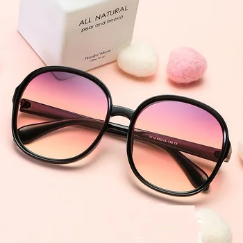 Ženske 2020 Velik Okvir sončna Očala Ženski Oversize Očala Moda Letnik Plastično Ogledalo Lunettes De Soleil Pour Femmes