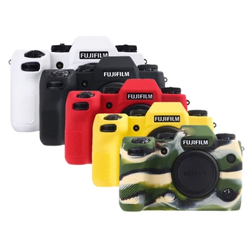 Zgostitev Antiskid Mehke Silikonske Gume Zaščitni Pokrov kamere telo za Fujifilm Fuji XH1 X-H1 Primeru DSLR Vrečko
