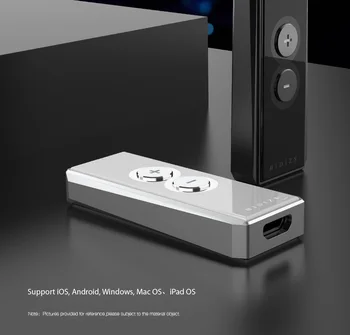 Hidizs S8 CS43131 USB prenosni DAC TIP C do 3,5 MM Hi-fi Slušalke Dekodiranje Ojačevalnik za Android Telefon, PC, MAC