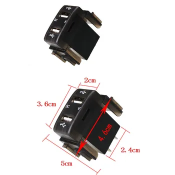 Digitalni Prikaz 5V/4.2 Vozilo, Mobilni Telefon priključite na Adapter za polnilnik z Dvojno USB Avto Polnilec Za Nissan Sylphy 12V/24V Vrata električno Vtičnico
