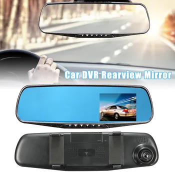 1080P HD Avto DVR Rearview Mirror Dash Cam Fotoaparat, Video Snemalnik, Zaznavanje Gibanja