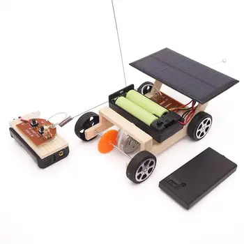 Sončne Energije Brezžičnih RC Avto Igrača Študentov naravoslovno Izobraževanje DIY Preizkus Modela