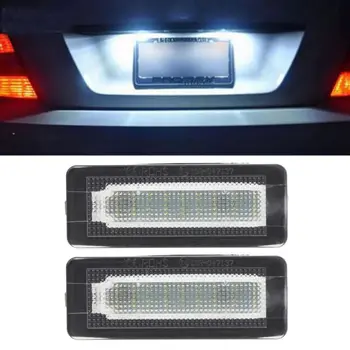 2x 18 SMD LED Tablice Število Svetloba Svetilke brez Napak Za Benz, Smart Fortwo Coupe Zamenljivih 450 451 W450 W453 W91F