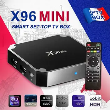 Media Player Set Top Box X96mini 1+8G/1+16 G Smart Set-Top TV Box Quad Core 4K 3D WIFI 100M Media TV Box Android 9.0 тв приставка