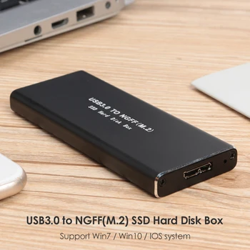 USB 3.0 na M. 2 NGFF Polje Adapter 2230 2242 2260 2280 SSD Zunanje Ohišje Pogona ssd Disk Mobilne Primeru