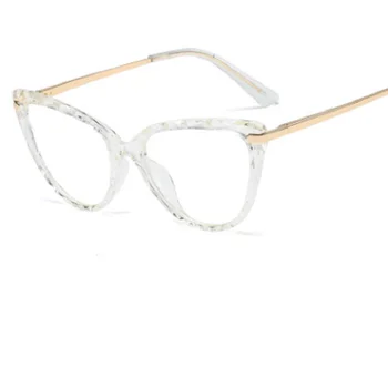 Visoka kakovost Letnik mačka oči očala Za Ženske pregledna, jasno očala okvirji Ženske eye glasses elegantna očala