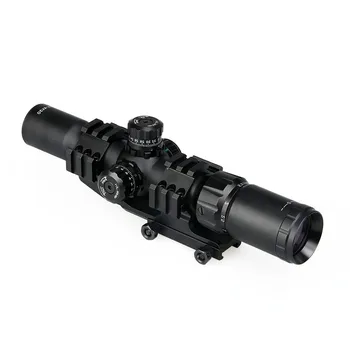Taktično 1.5-4x30 Lov Optične Pogled Puška Področje Pogled RMR Nastavljiv Red Dot Obsega Prepoznavanje možnosti Za Puško riflescope
