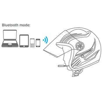 Novi Bluetooth Anti-motnje Za Motoristična Čelada Bluetooth Slušalke Motocikel Stereo Slušalke Za MP3, MP4 Pametni telefon