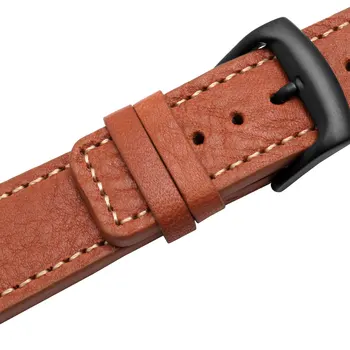 Usnje watchband črno rjave barve manšeta človek je zapestnica Primerna za BM8475/26E 00F00X serije gledam verige