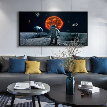 Solarni Sistem Velikih Plakatov In Fotografij Kozmično Planet Wall Art Natisne Fotografije Stenske Slike Za Dnevno Sobo Nordijska Doma Dekor