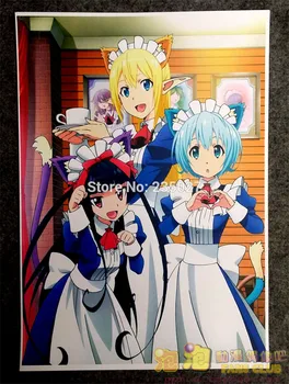 8 kos/set Anime Vrata Jieitai Kanochi nite Kaku Tatakaeri plakat stenske slike sobo, nalepke igrače za darilo