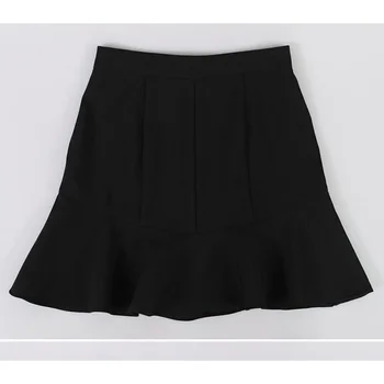 BOBOKATEER črno mini krilo ženske obleke faldas mujer moda 2020 seksi poletne kratka krila ženska oblačila jupe femme spodnica