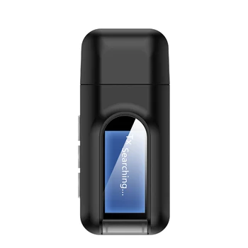 5.0 Bluetooth Brezžični vmesnik LCD Zaslon, USB, Bluetooth, 2v1-Sprejemnik, Stereo Zvok Transmisor za PC TV Avto 3.5 mm AUX Adaptador