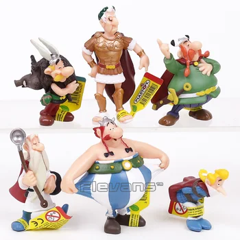 Avanture Asterix PVC Številke Igrače za Otroke, Otroško Darila 6pcs/set