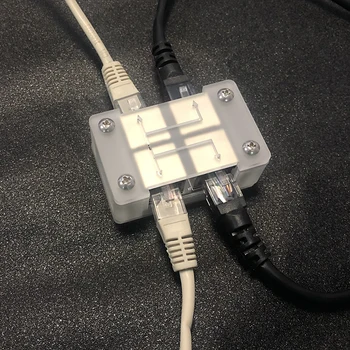 Novo Metanje Zvezda Lan tapnite Pro z Akril Polje Rj45 Priključek Podatkov Replika & mreži za Spremljanje Paketno Zajemanje Mod Ethernet