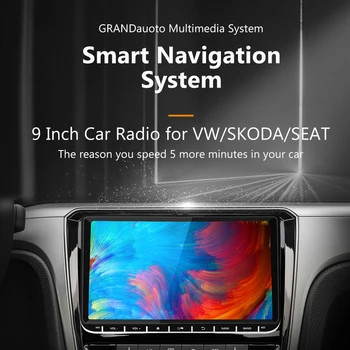 DOVOX 2 Din Android 10 Okta-Core 9 cm Za VW Volkswagen Golf Skoda Octavia GPS Radio Avto Multimedijski Predvajalnik, RDS 4G Autoradio