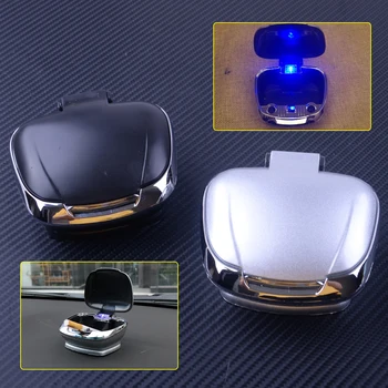 Avto SUV Modra LED za Cigarete Pepelnik Stojalo nadzorni Plošči Brezdimni Imetnik Pokal S Snemljivo Znanja Dodatki