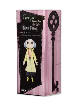 Coraline Lutka NECA Skrivnost Vrata y la Puerta Secreta dežni Plašč Akcijska Figura, Igrače Božično Darilo