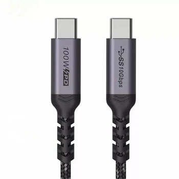 URVNS USB C do USB C 3.1 Gen 2 Kabel, Video Kabel, Tip C PD 100W 5A Hitro Polnjenje Za MacBook Pro SSD, 4k 60Hz Monitor