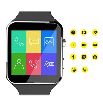 Bluetooth Smart Watch X6 Smartwatch Šport Pazi Za Moške Podpira TF KARTICE Sim Pedometer Za IOS Android Telefon Dropshipping