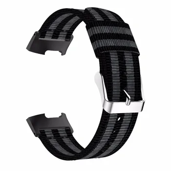 Zamenjava Za Fitbit Polnjenje 4 Band Najlon Tkanine Traku Band Zamenljivi Smart Fitnes Watch Band iz Nerjavečega za Charge3